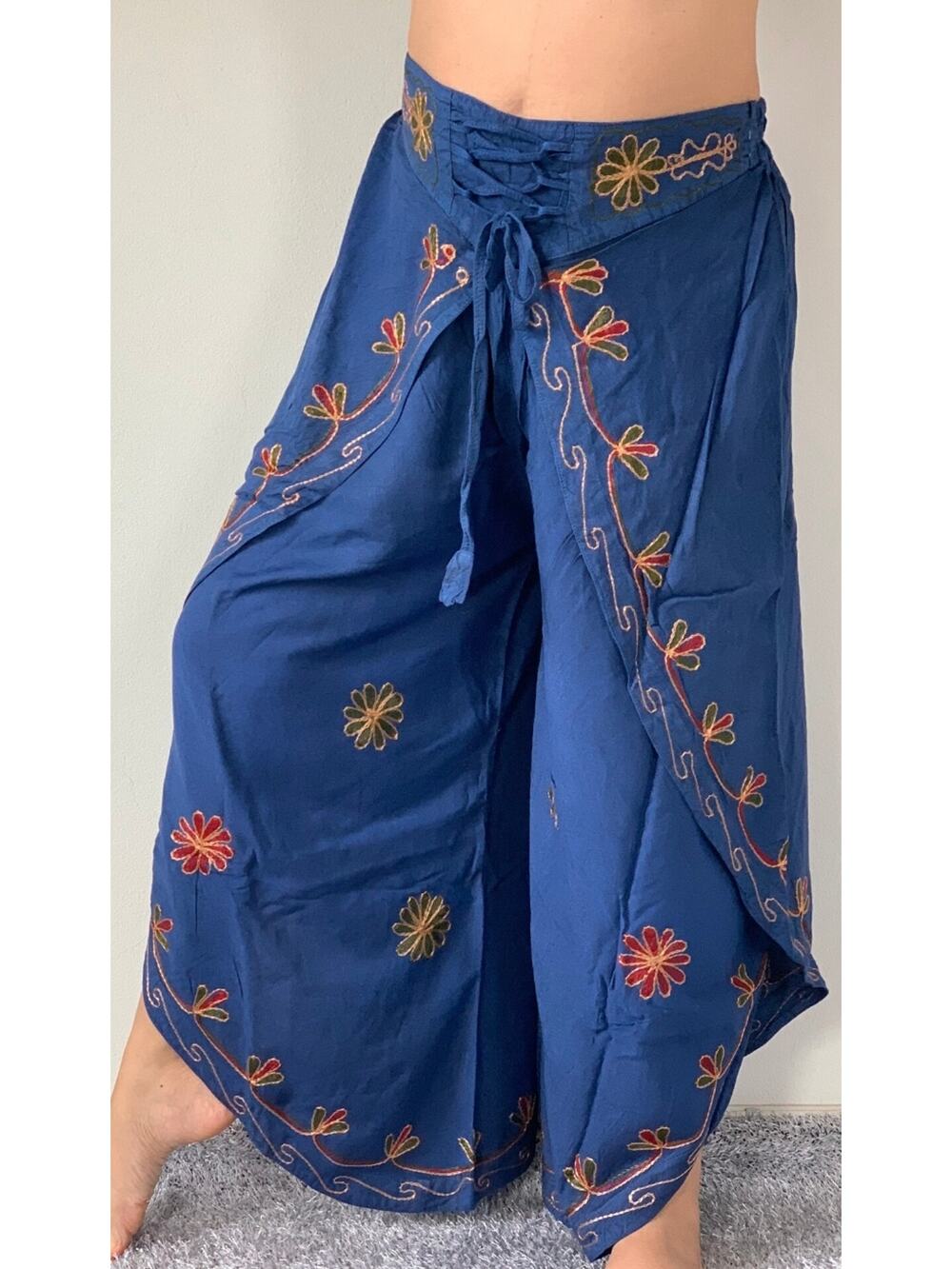 original ethnic Indian viscose trousers size small